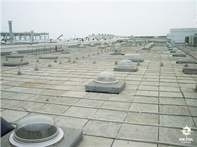 正能量科技太陽光照明系統頂樓安裝